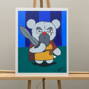 Old Man Caleb - Original Artboard Print 11x14